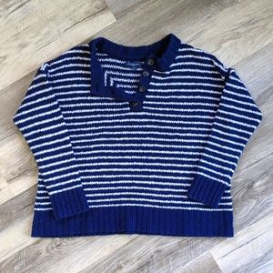 American Eagle | Striped Sweater with Buttons